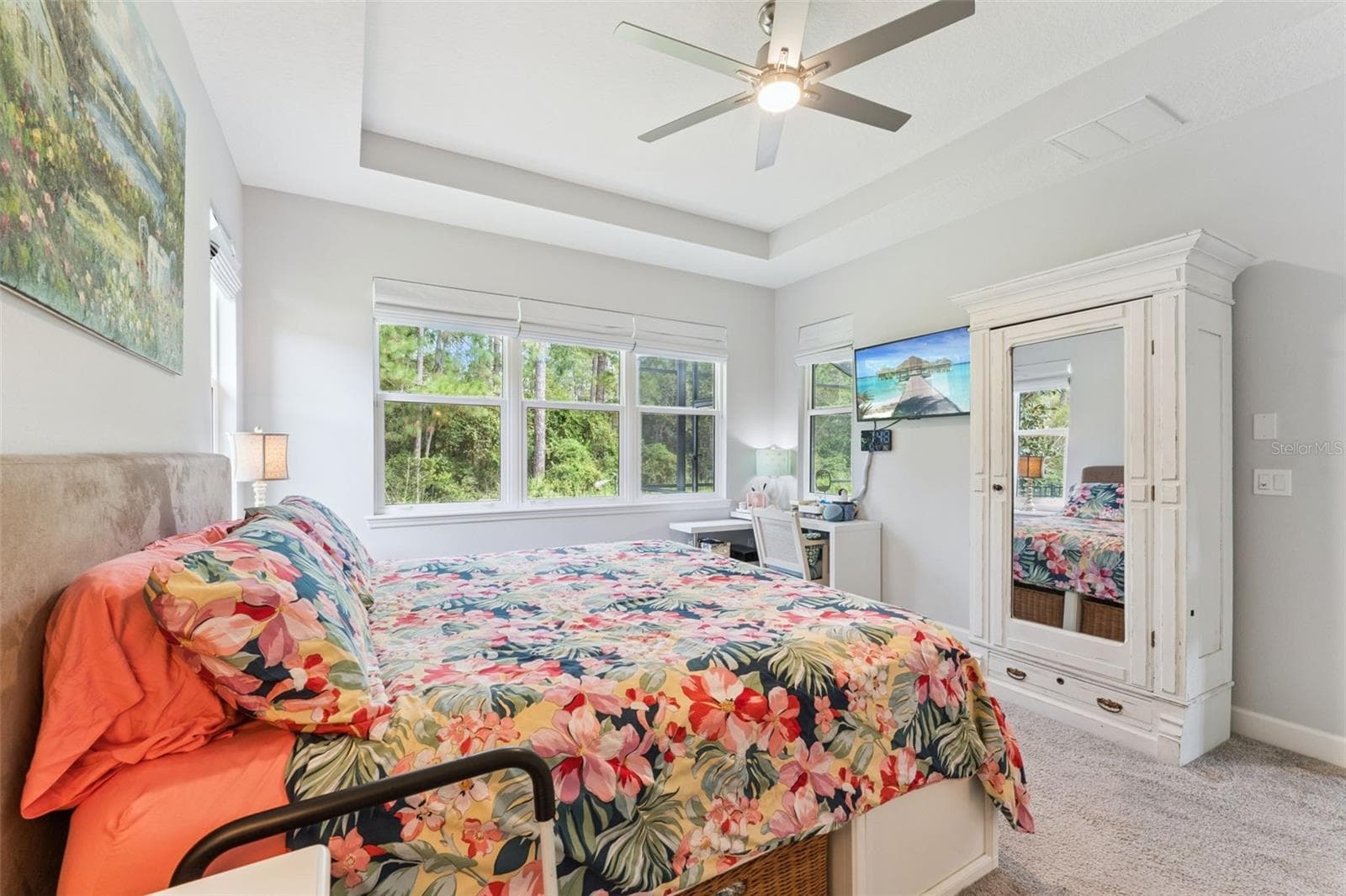 Primary Bedroom w/ a conservation area view - 1305 HAYTON AVE., DELAND