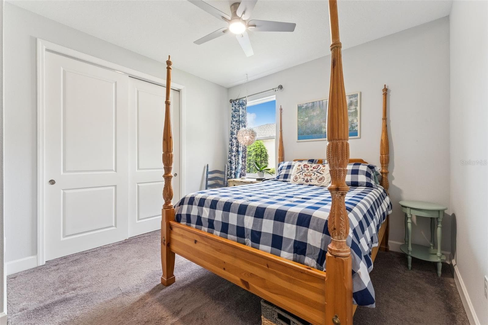13' x 11'6" Bedroom #2 w/ a ceiling fan - 1305 HAYTON AVE., DELAND