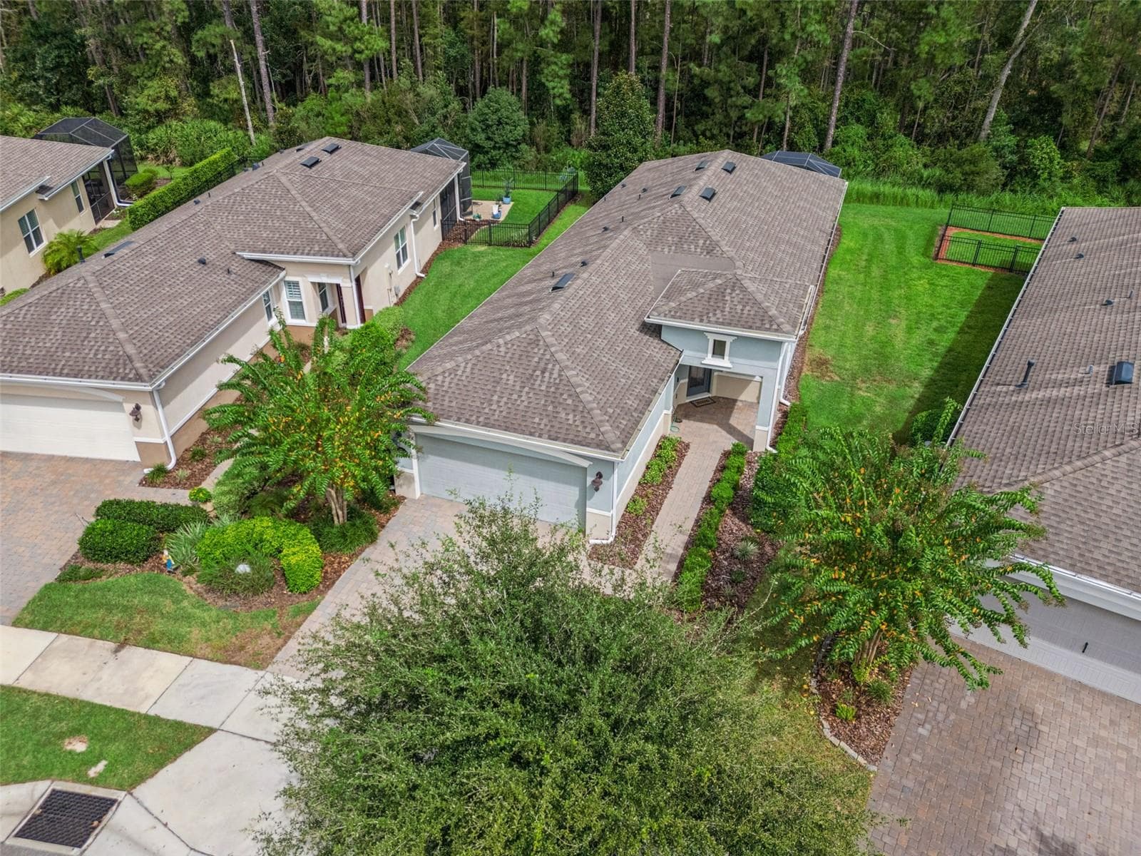 Aerial view from the front of the Home - 1305 HAYTON AVE., DELAND