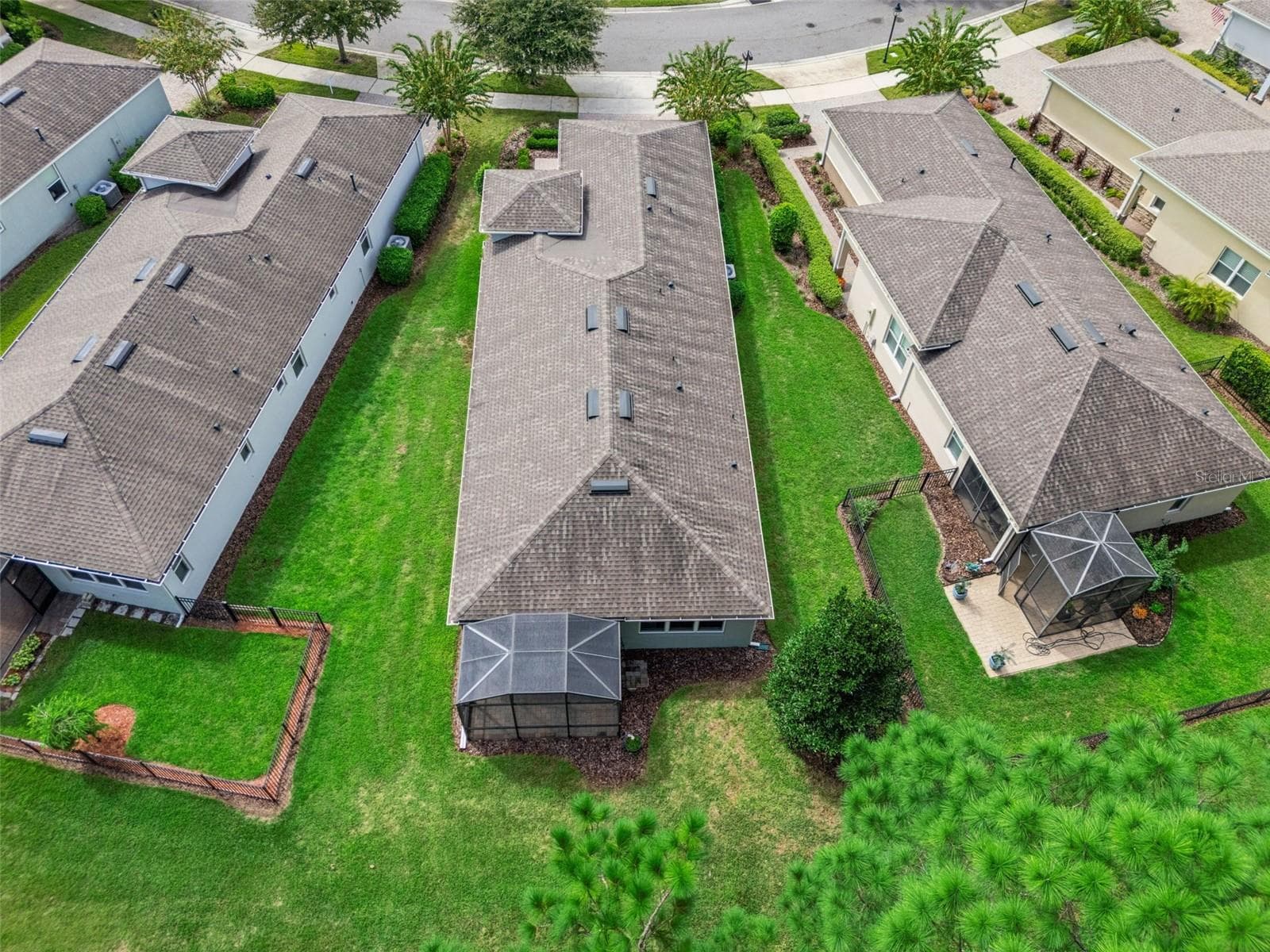 Aerial view from behind the Home - 1305 HAYTON AVE., DELAND
