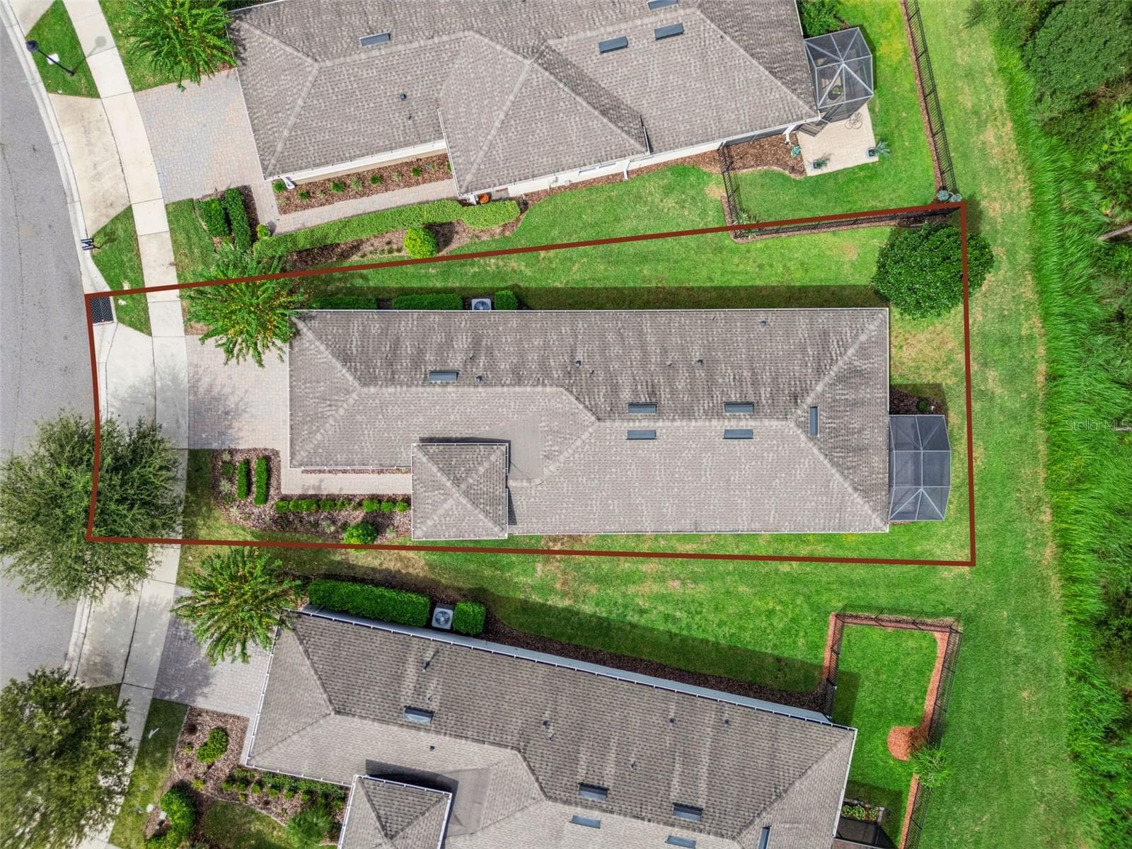 Aerial view from above the Home - 1305 HAYTON AVE., DELAND
