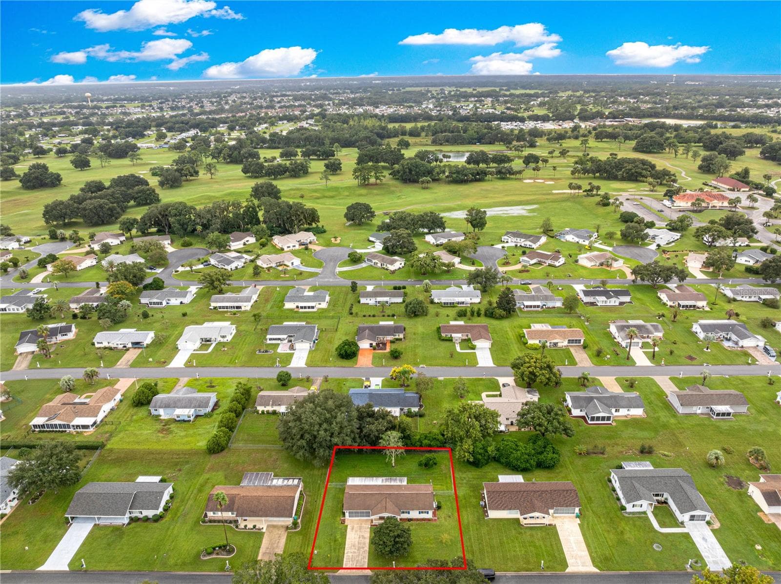 BOXED IN AERIAL OF THIS PROPERTY - 10434 SE 178TH PL, SUMMERFIELD