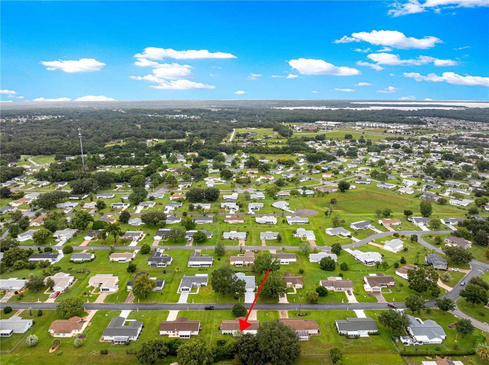 AREAL POINTING AT THIS HOME - 10434 SE 178TH PL, SUMMERFIELD