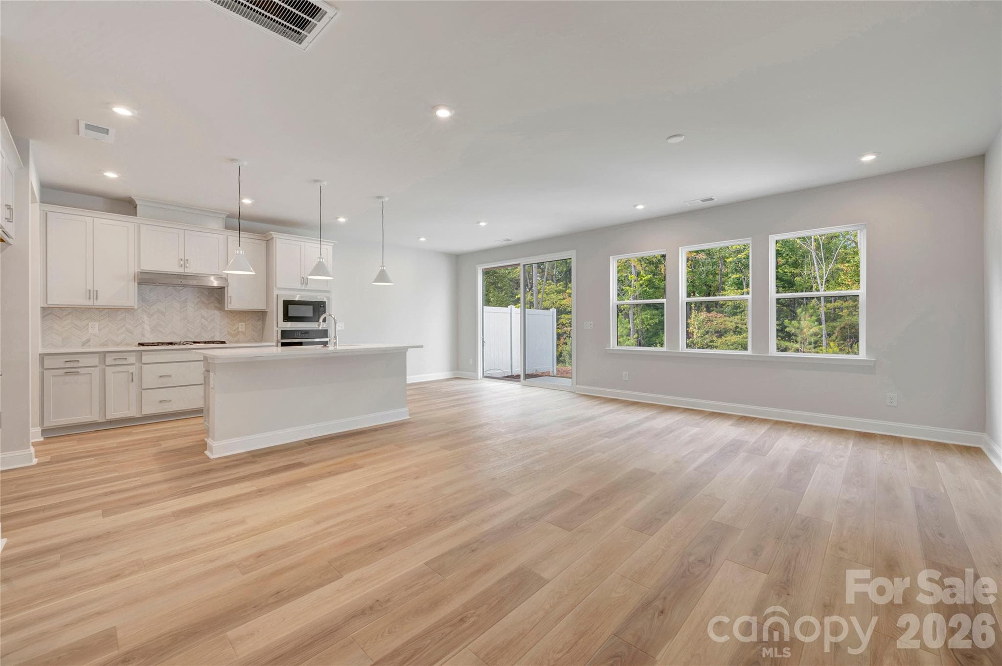 Light filled great room - Fort Mill