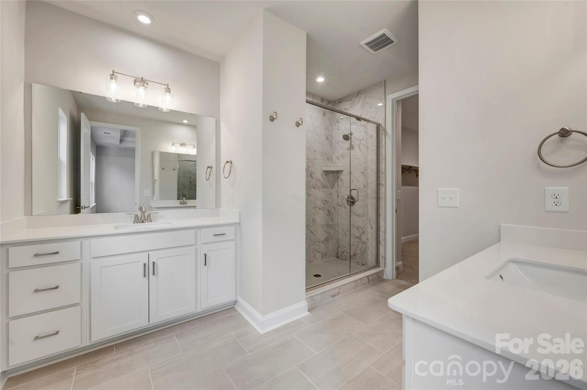 Dual vanity primary bathroom - Fort Mill