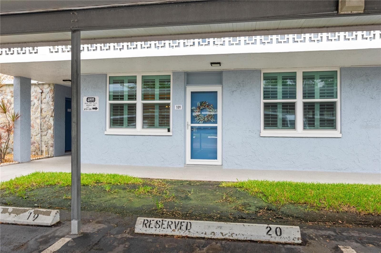 PARKING IN FRONT & SPACE 20 - 4895 BAY ST NE #109, ST PETERSBURG