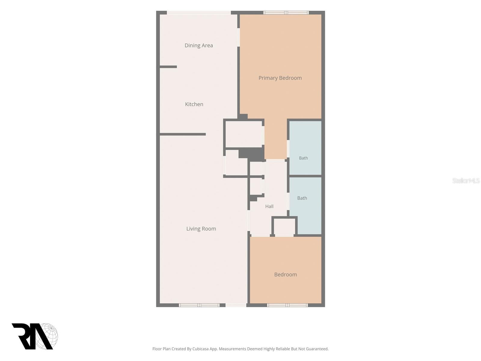 FLOORPLAN - 4895 BAY ST NE #109, ST PETERSBURG