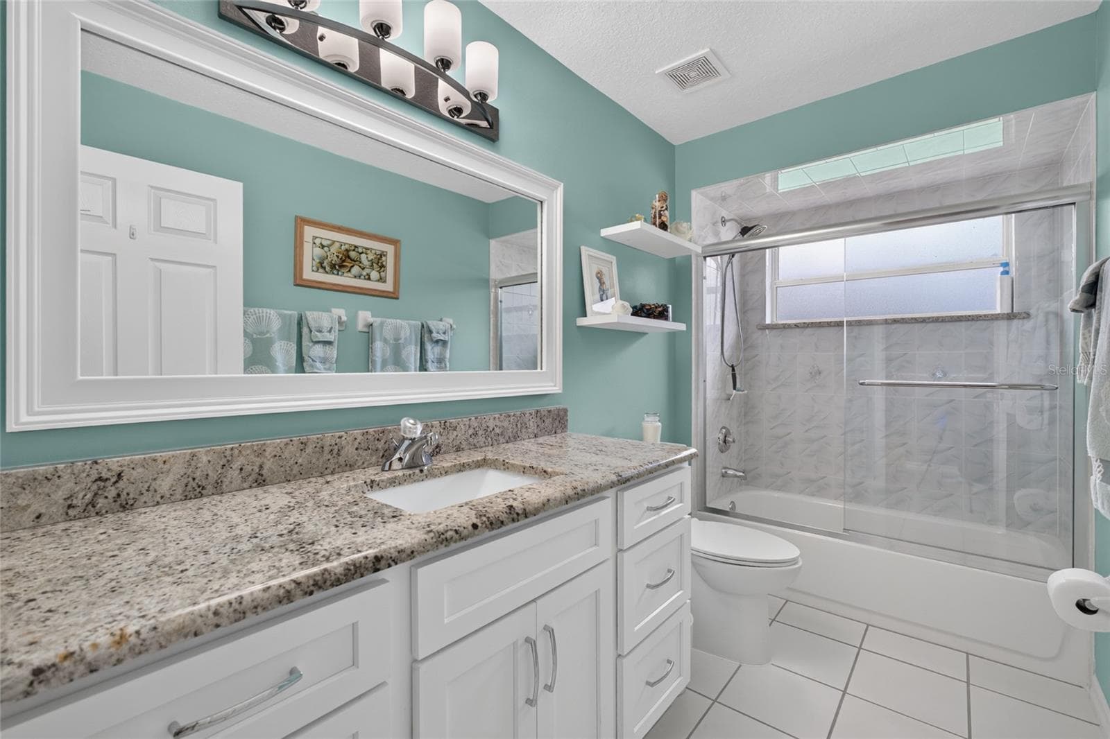 Guest Bath recently remodeled - 110 BURROUGHS DR, PALM COAST