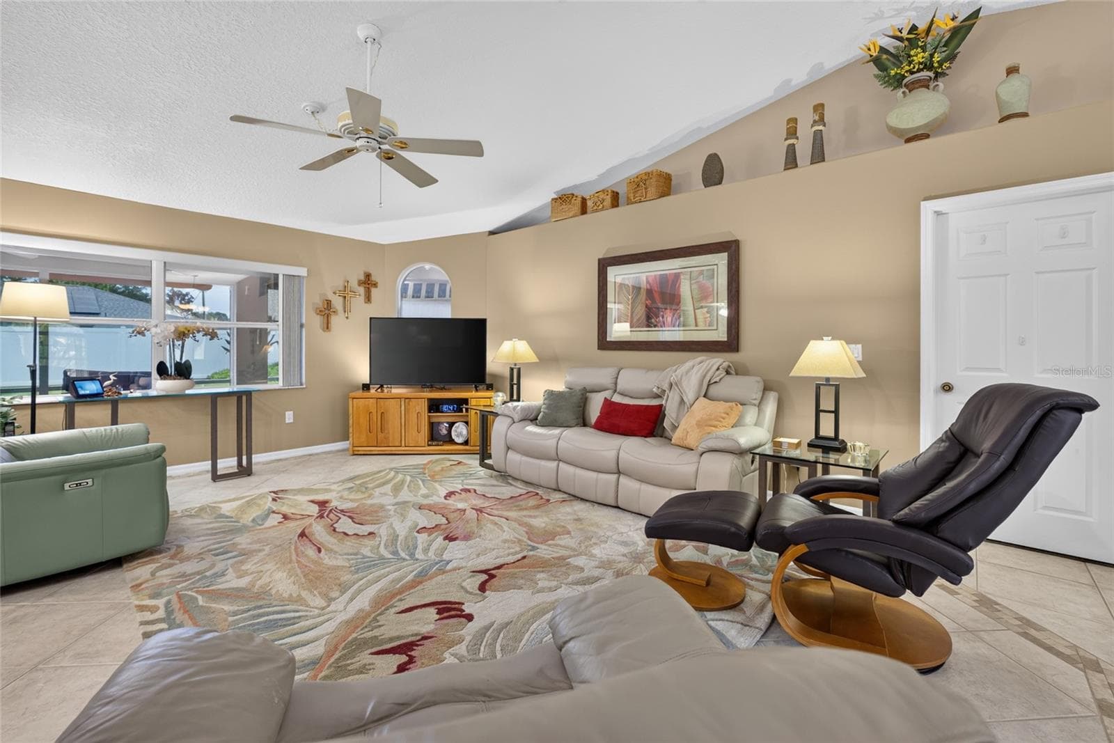 Living Room - 110 BURROUGHS DR, PALM COAST