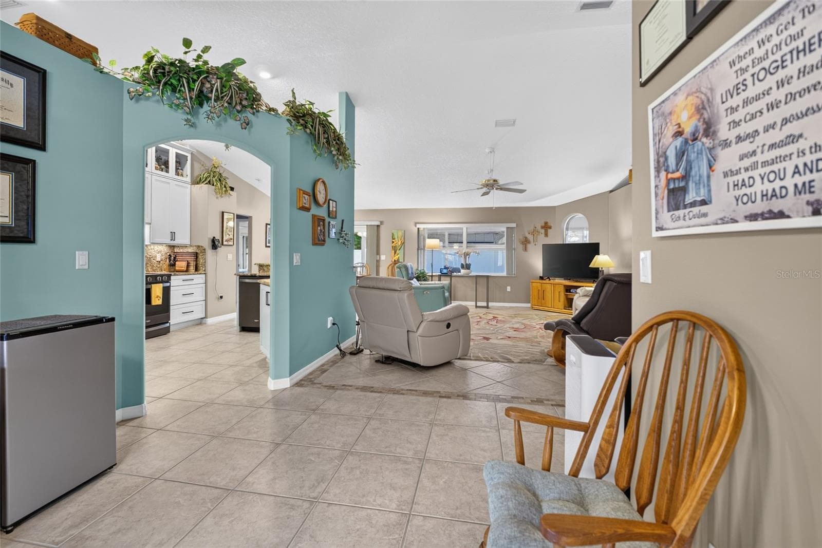 Large tile flooring - 110 BURROUGHS DR, PALM COAST
