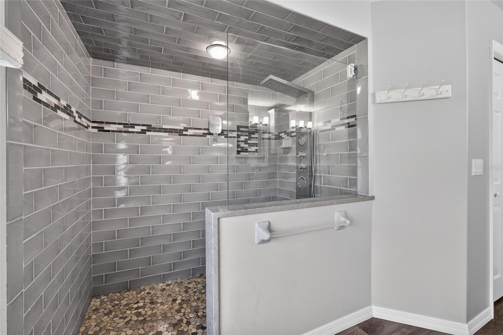 Primary shower - 110 BURROUGHS DR, PALM COAST
