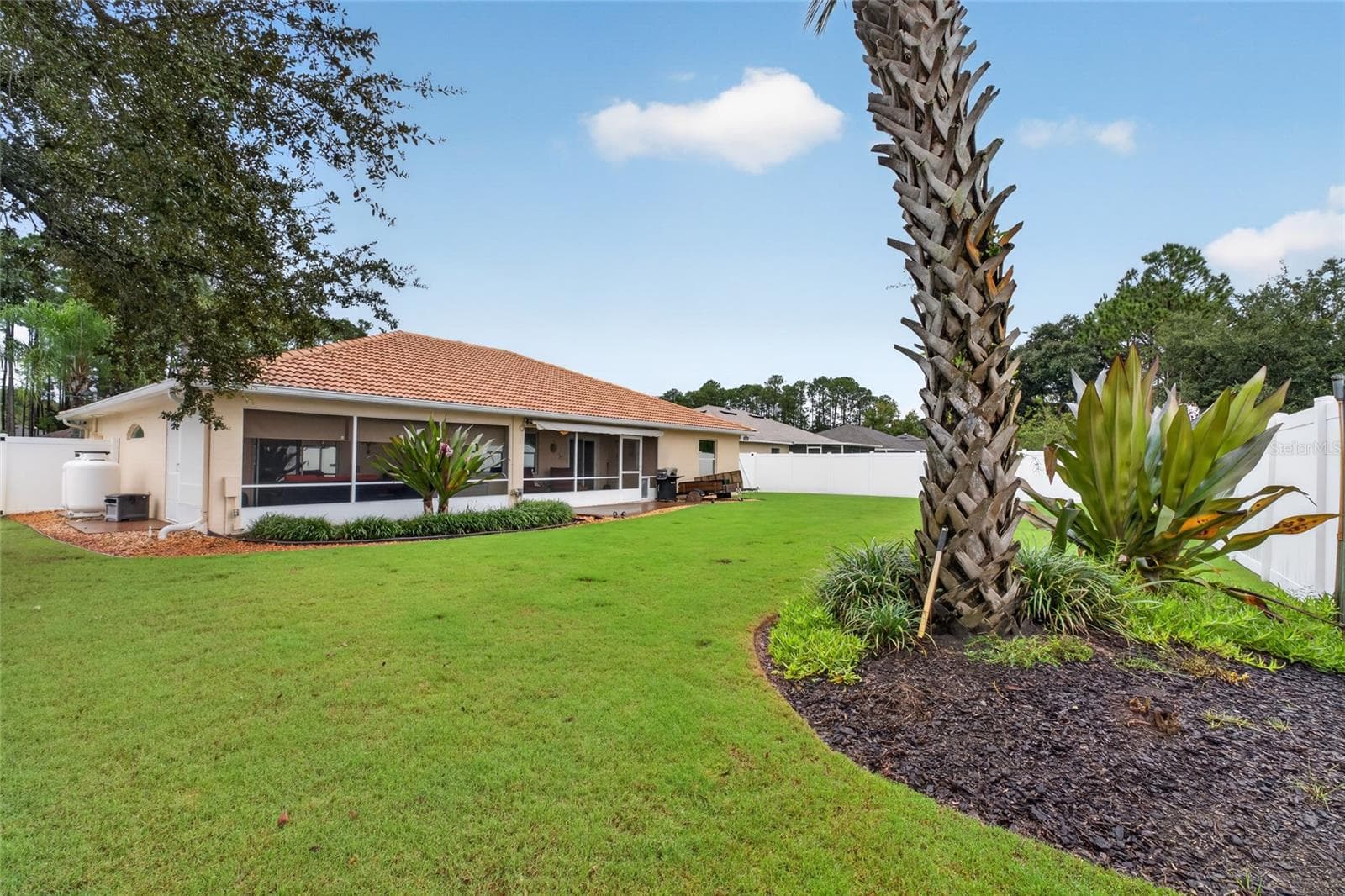 Fenced Backyard - 110 BURROUGHS DR, PALM COAST