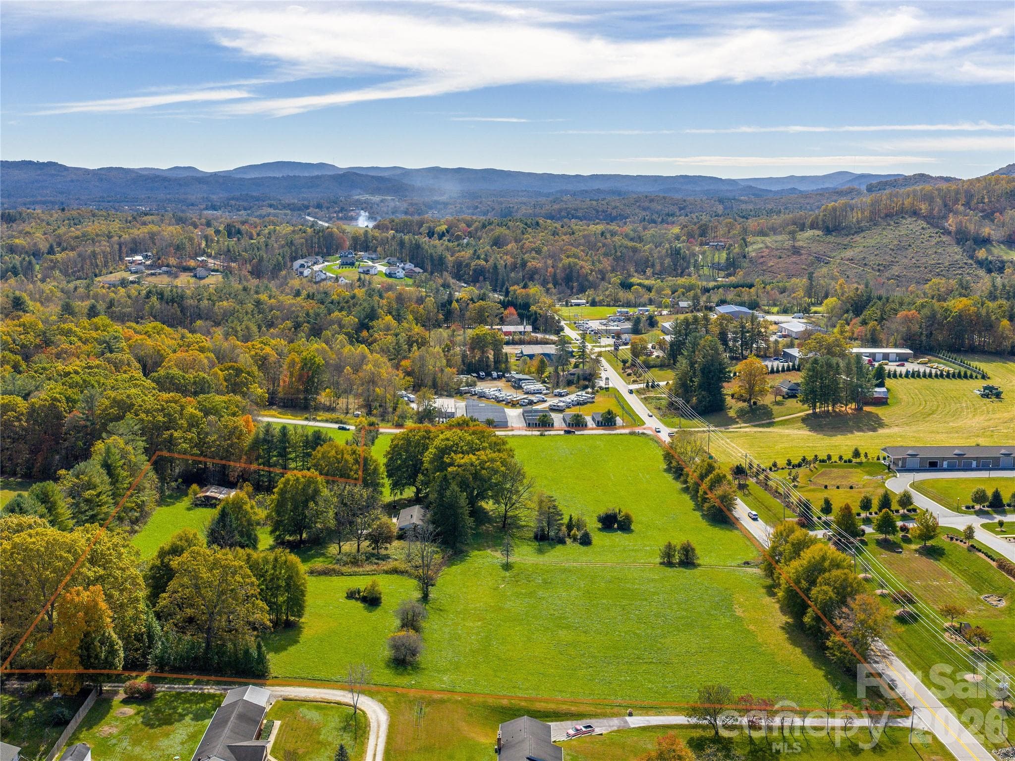 Aerial - 5620 Old Haywood Road, Mills River