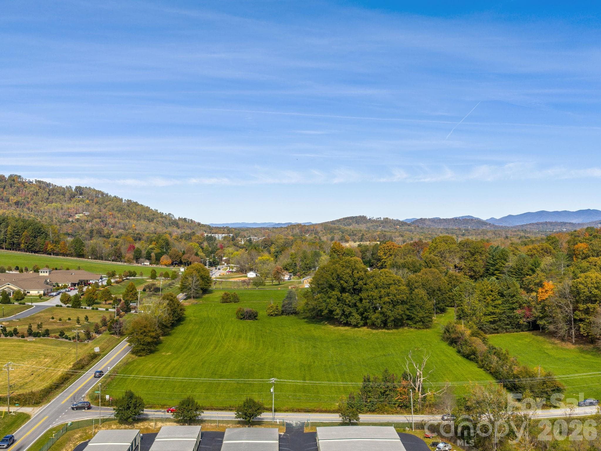 Aerial - 5620 Old Haywood Road, Mills River