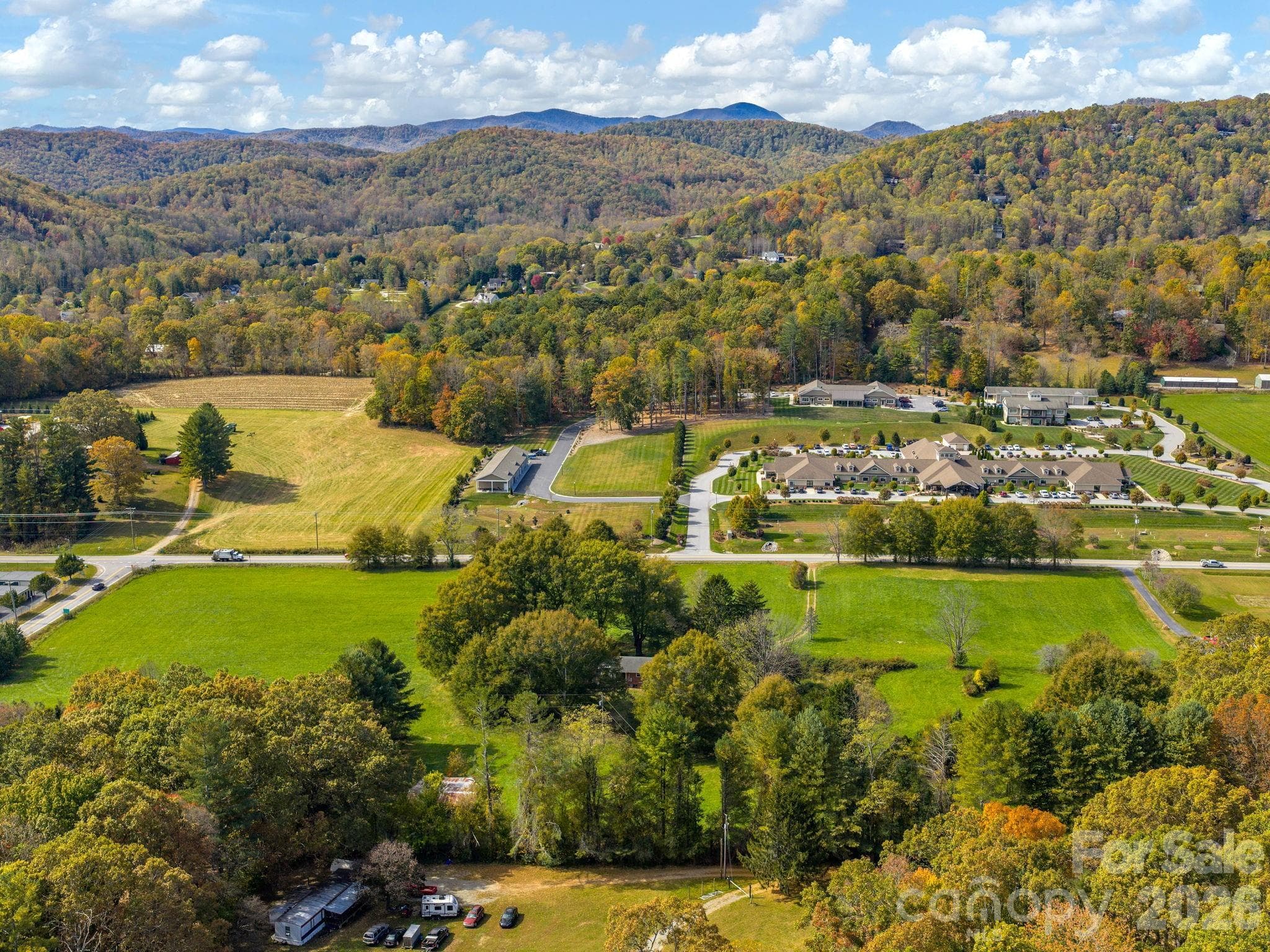 Aerial - 5620 Old Haywood Road, Mills River