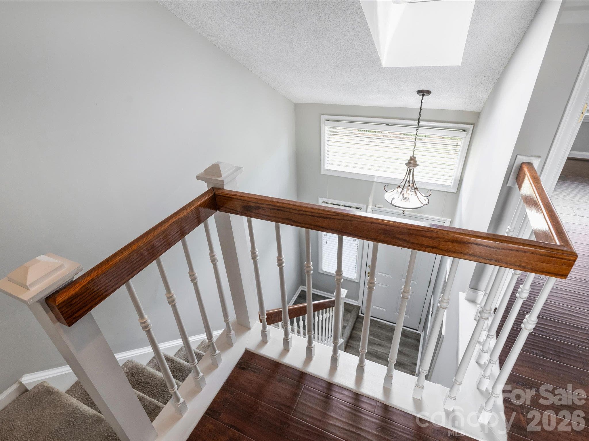 Staircase with Landing - 7243 Meeting Street, Charlotte