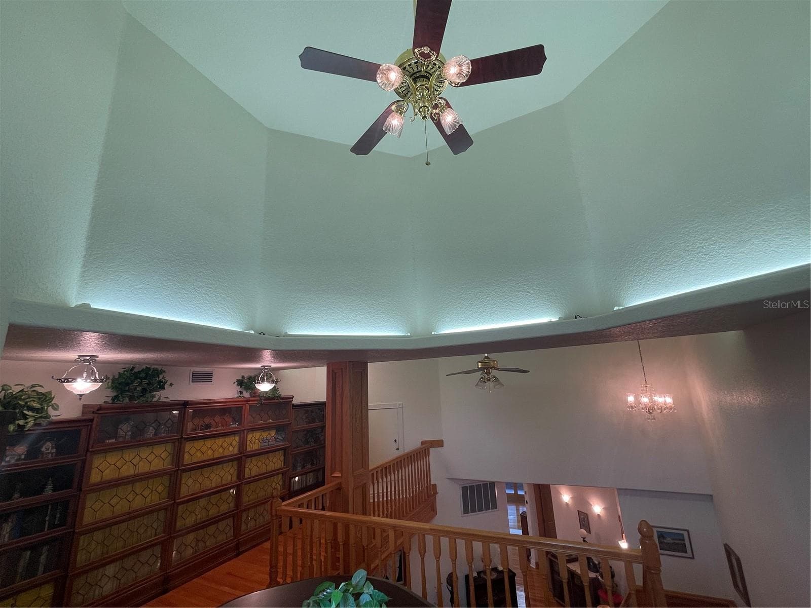 The third floor turret has access lighting - 5422 CYRIL DR, DADE CITY
