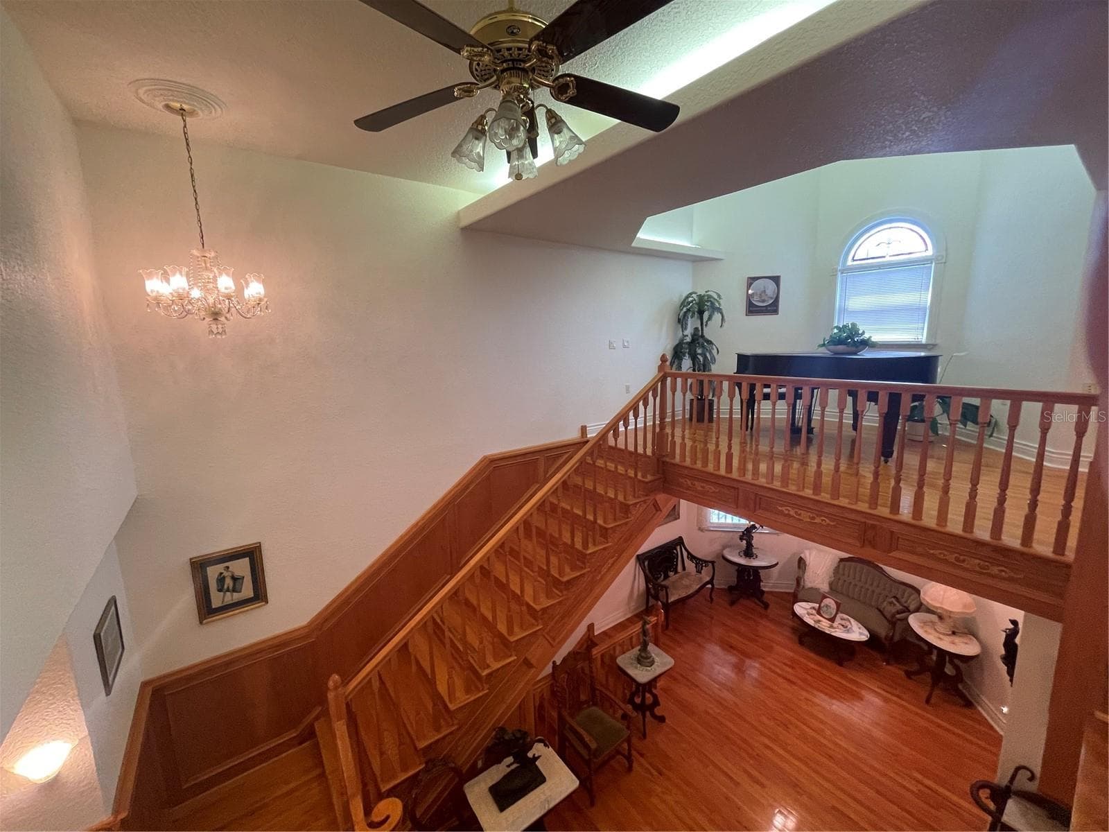 View of third floor mezzanine and second floor parlor/bonus room - 5422 CYRIL DR, DADE CITY