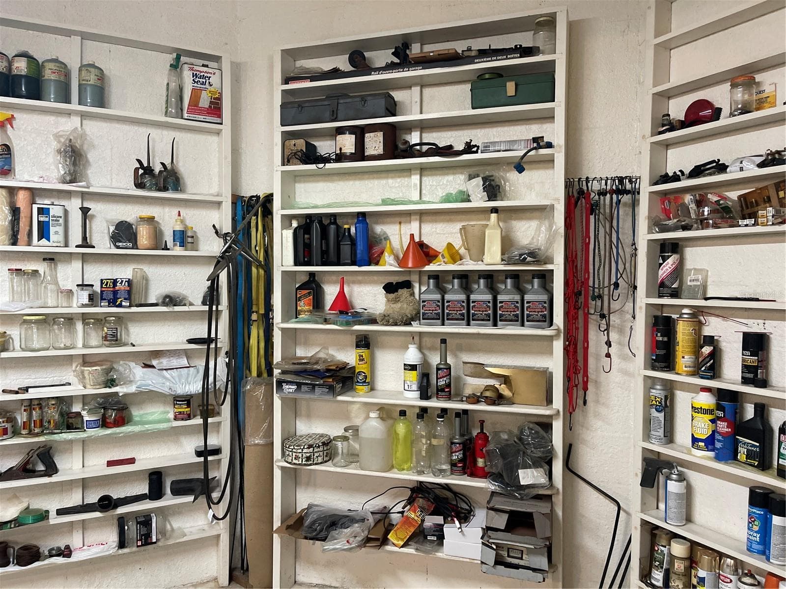 Built in shelving in garage - 5422 CYRIL DR, DADE CITY