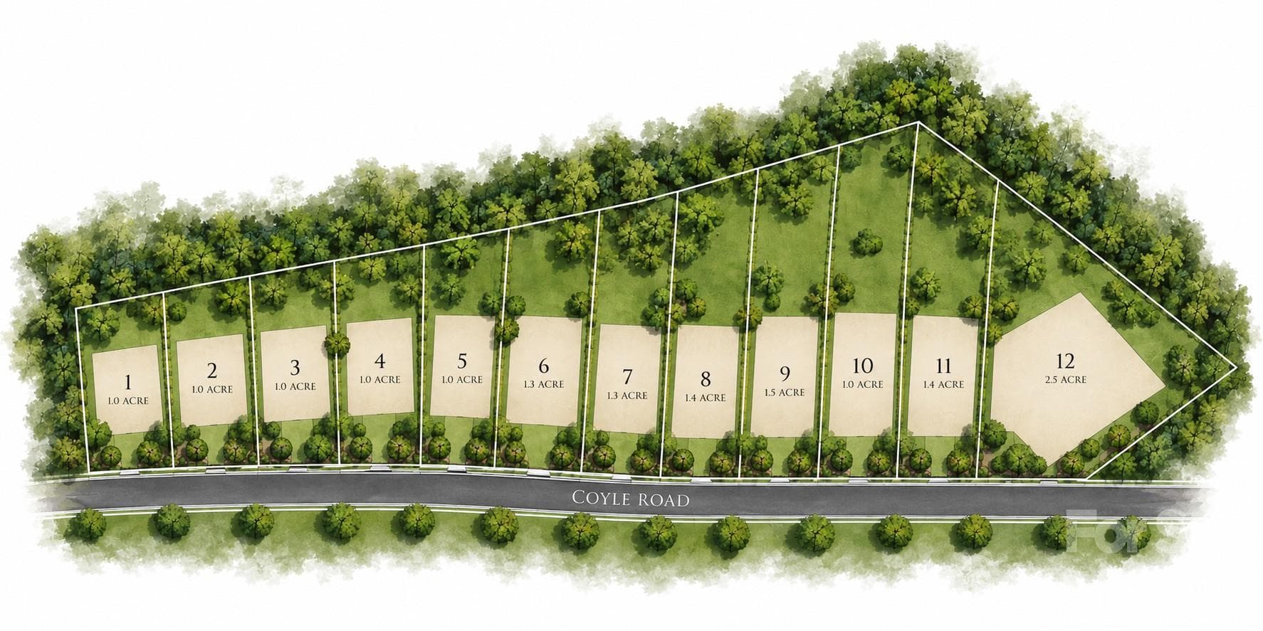 Available Lots to be built on: 1,4,5,7,8,10, & 12. The remaining are SOLD. - 12107 Coyle Road, Stanfield