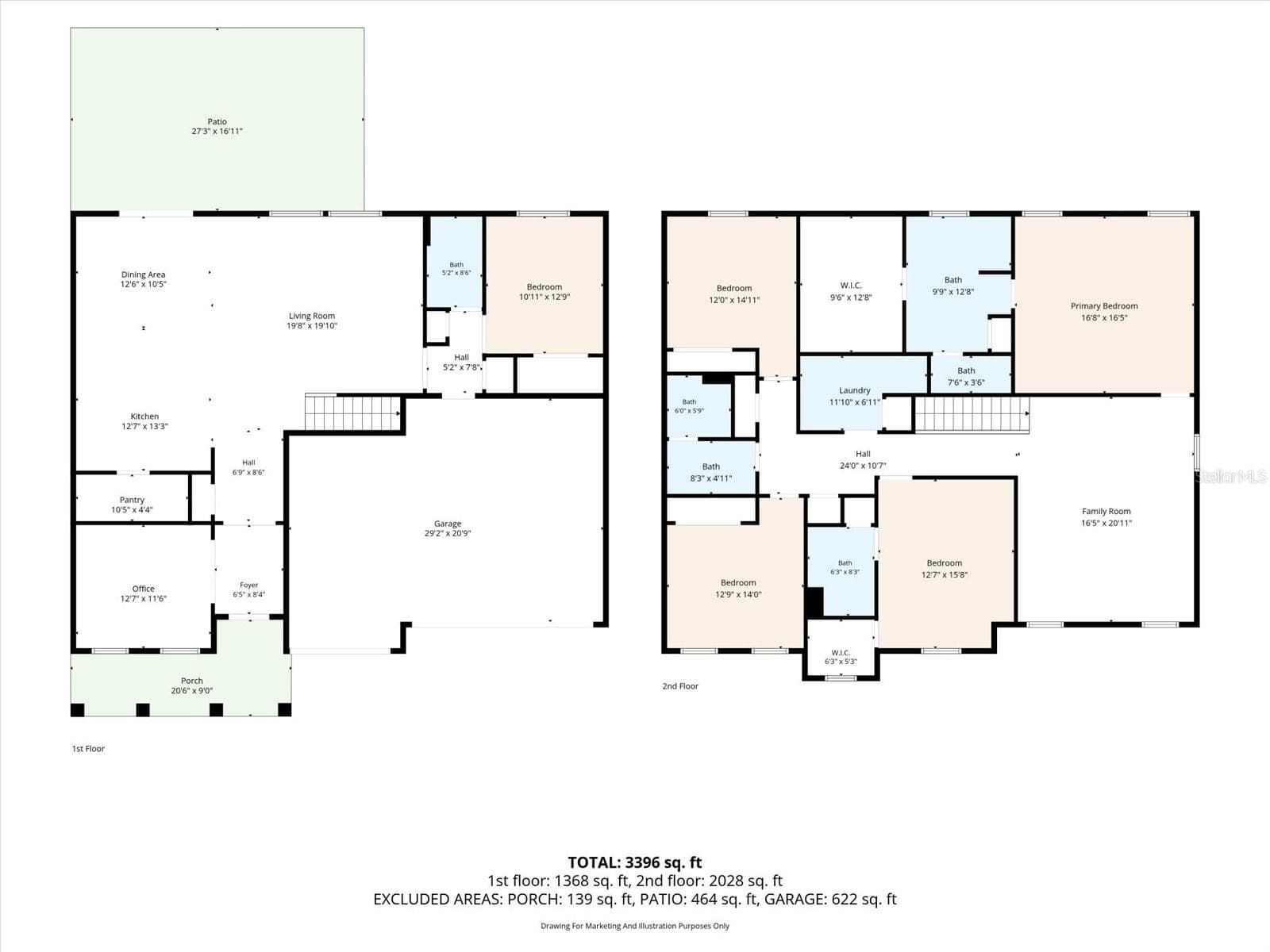 Floor plan - 3505 N MARYLAND AVE, PLANT CITY