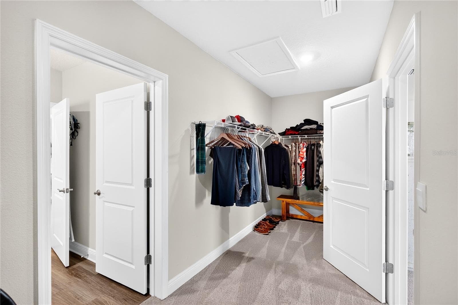 Primary closet - 18009 TAVERNSIDE TRL, LAKEWOOD RANCH