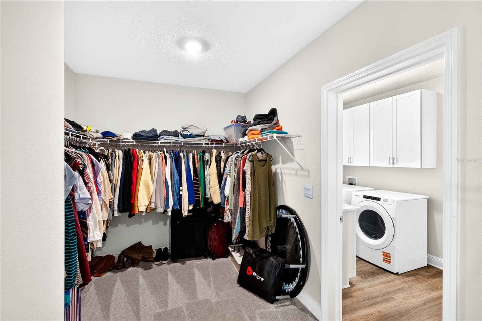 Primary closet - 18009 TAVERNSIDE TRL, LAKEWOOD RANCH