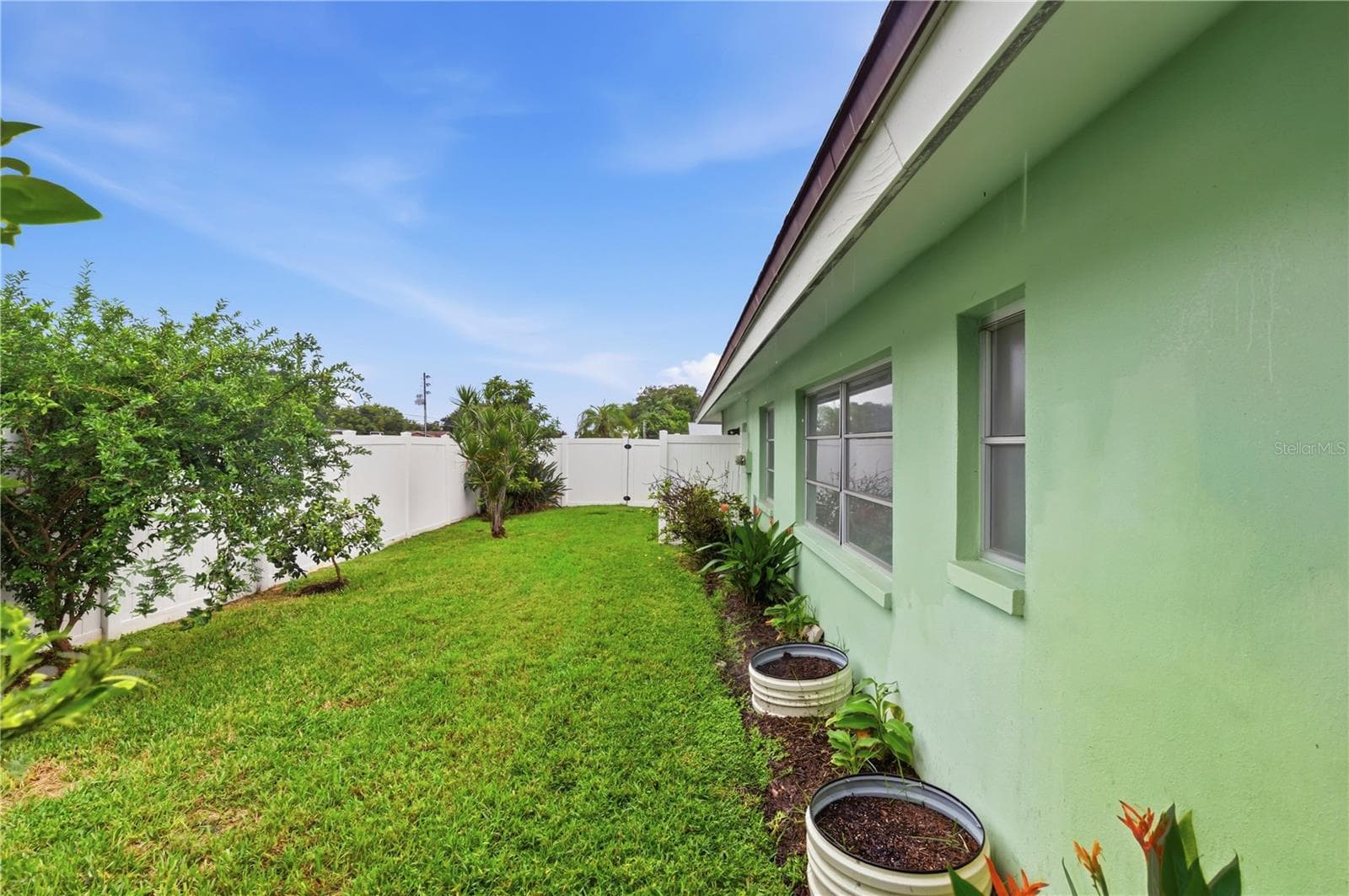 side yard with fruit trees - 10211 139TH ST, LARGO