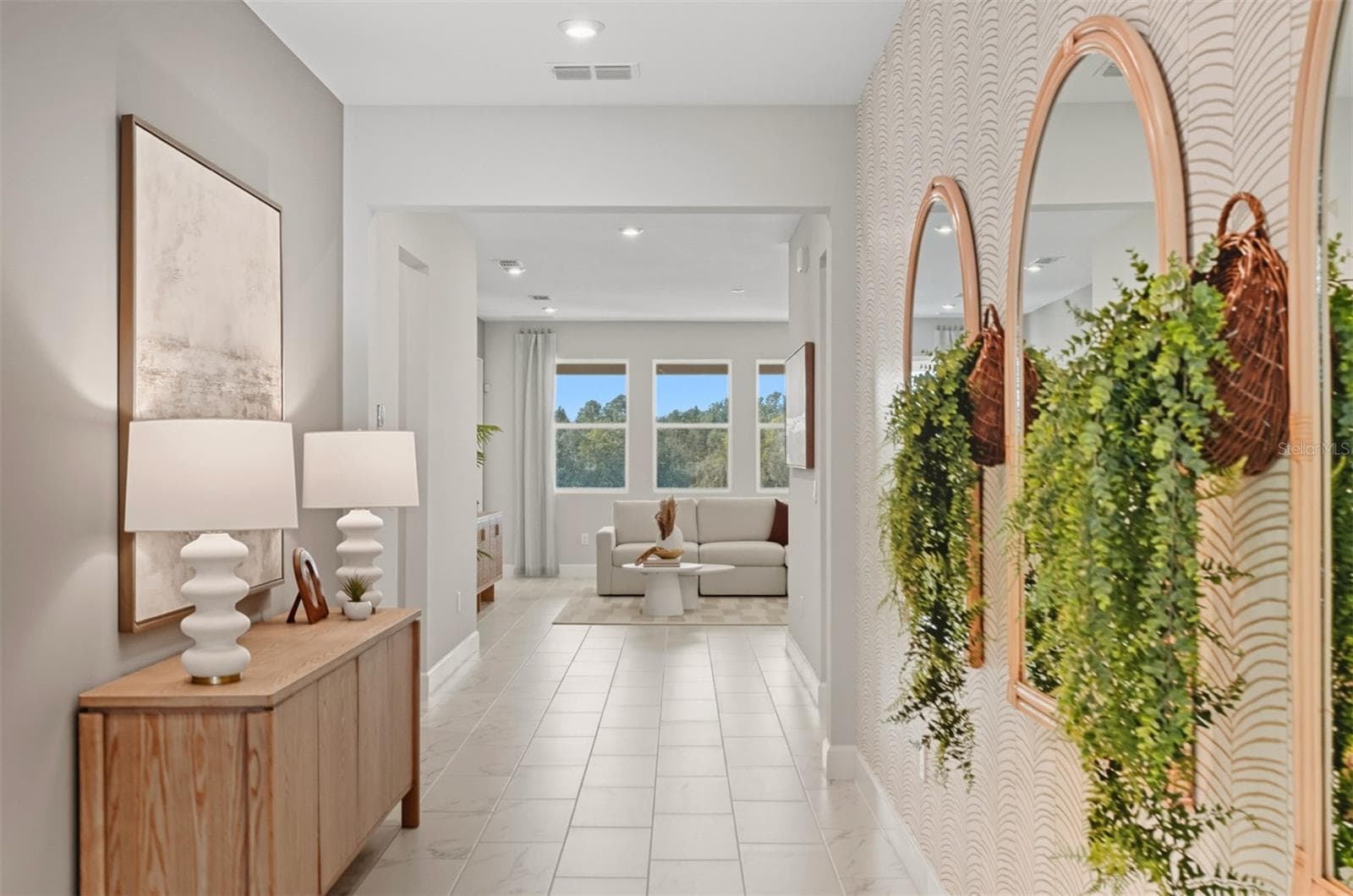 Waterbrooke Dahlia Model Foyer - 2814 SWEET ACACIA DR, CLERMONT