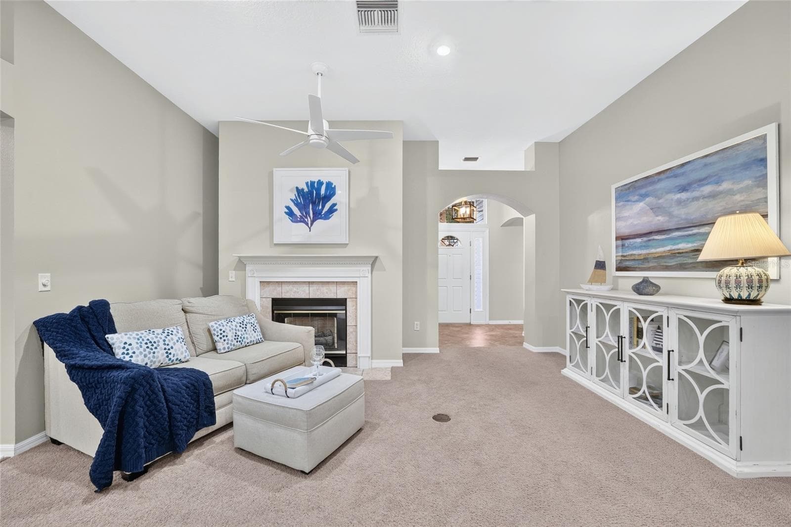 Gas Fireplace - 1177 OAK FOREST DR, THE VILLAGES