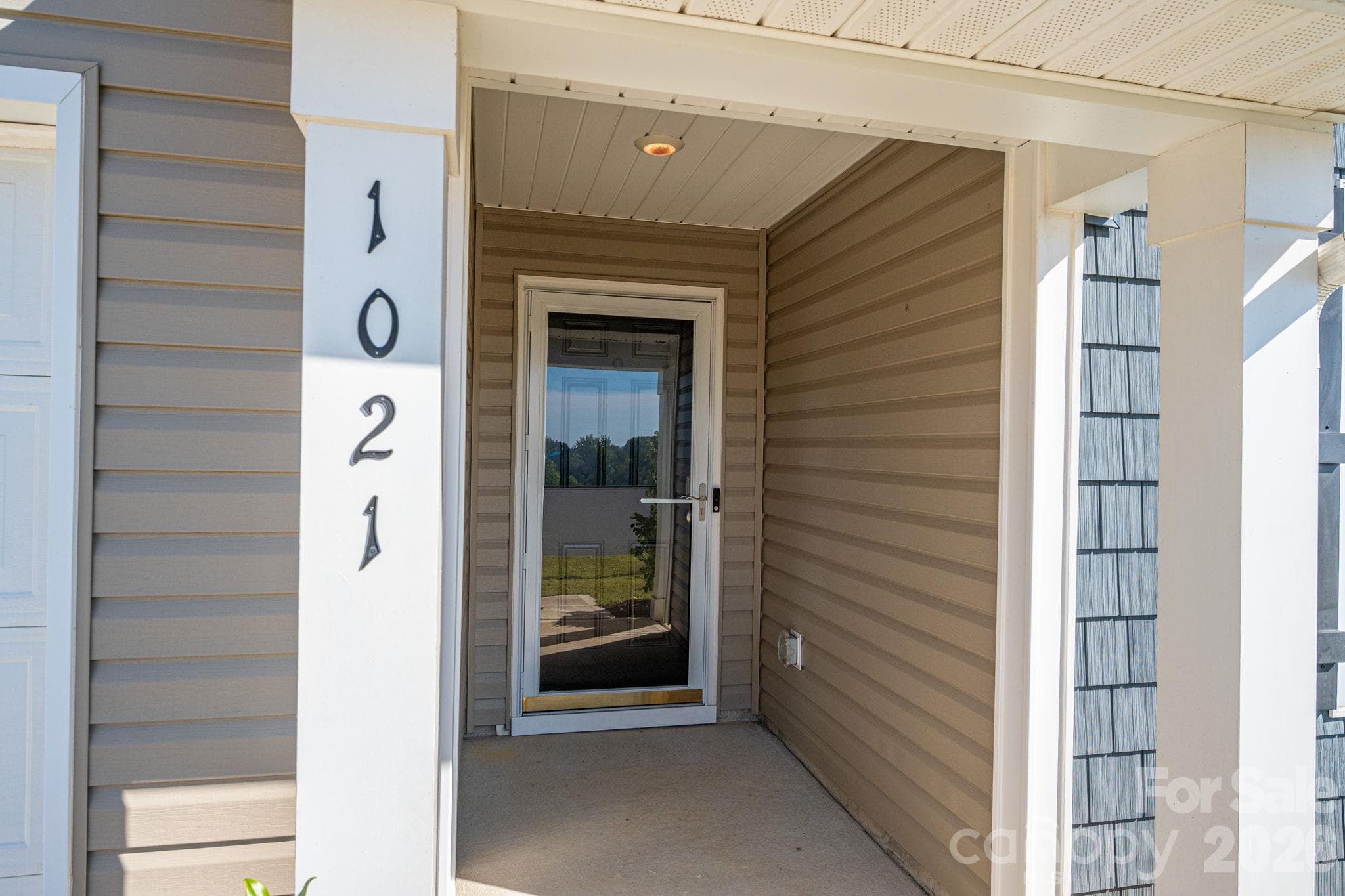 Front covered Area - 1021 Foxberry Lane, Maiden