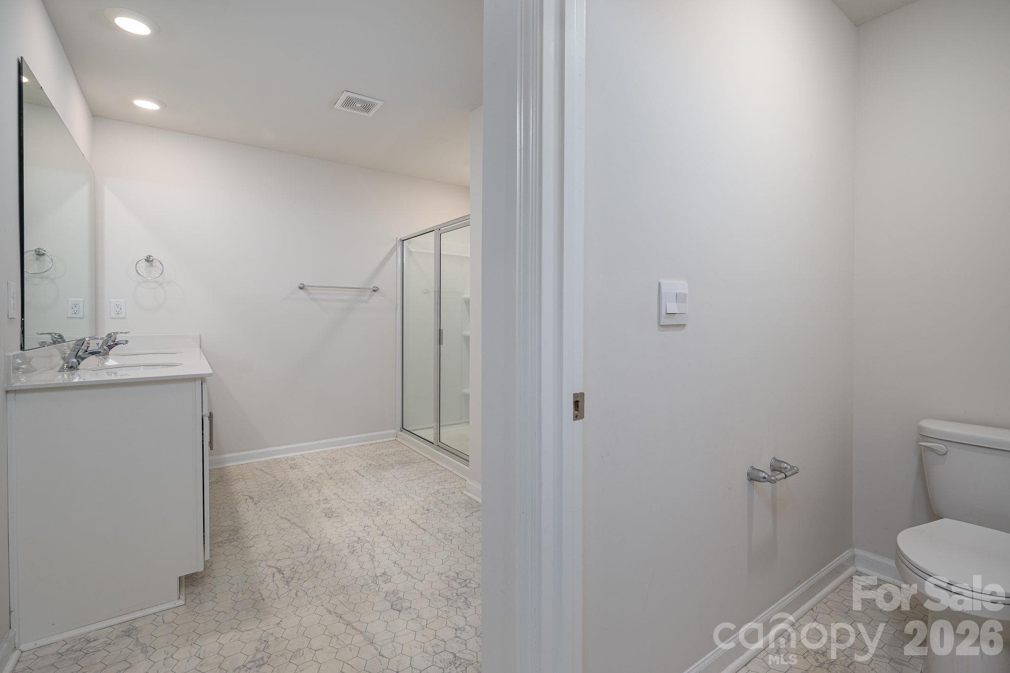 Primary Bathroom - 1021 Foxberry Lane, Maiden