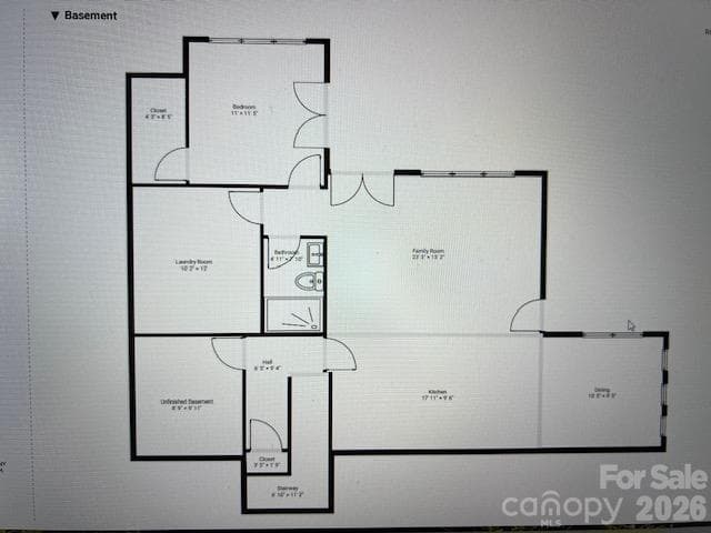 Basement - 1285 Saunders Drive, Catawba
