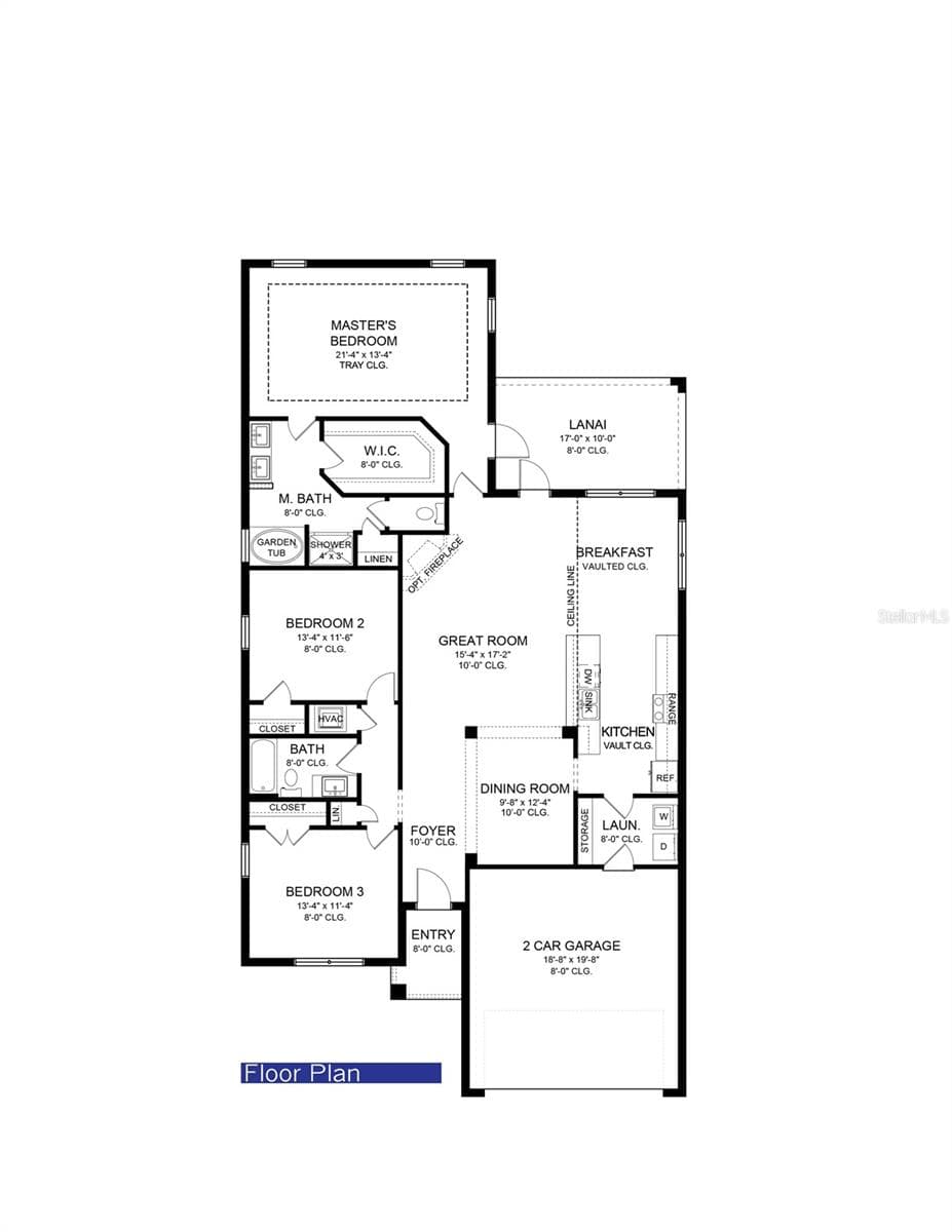 floor plan - 11593 GRACE RD, WEEKI WACHEE