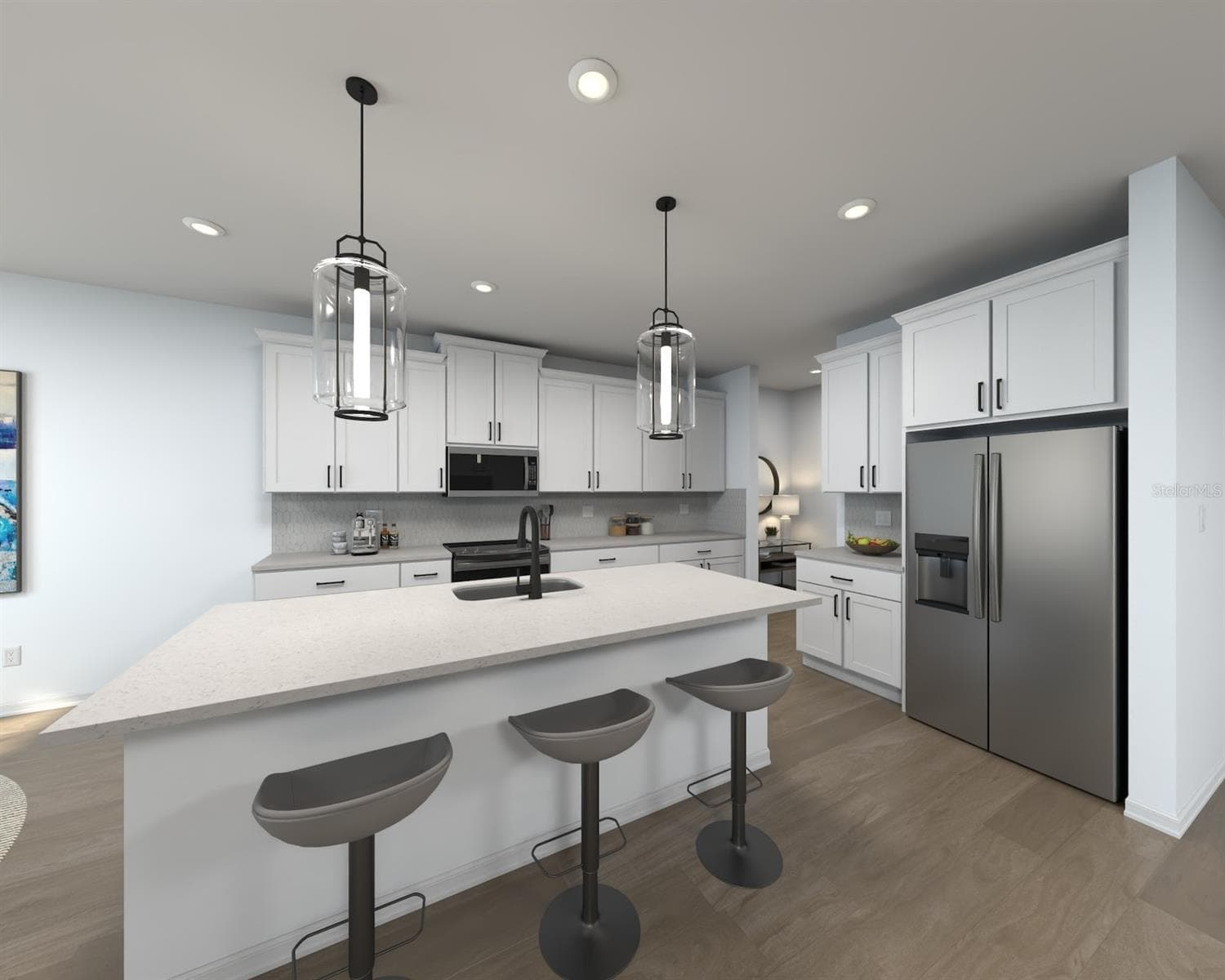 Photo is not of the actual home, but is an inspirational photo of builder’s model home and may depict options, furnishings, and/or decorator features that are not included. - 13691 UMBER FOREST ST, HUDSON
