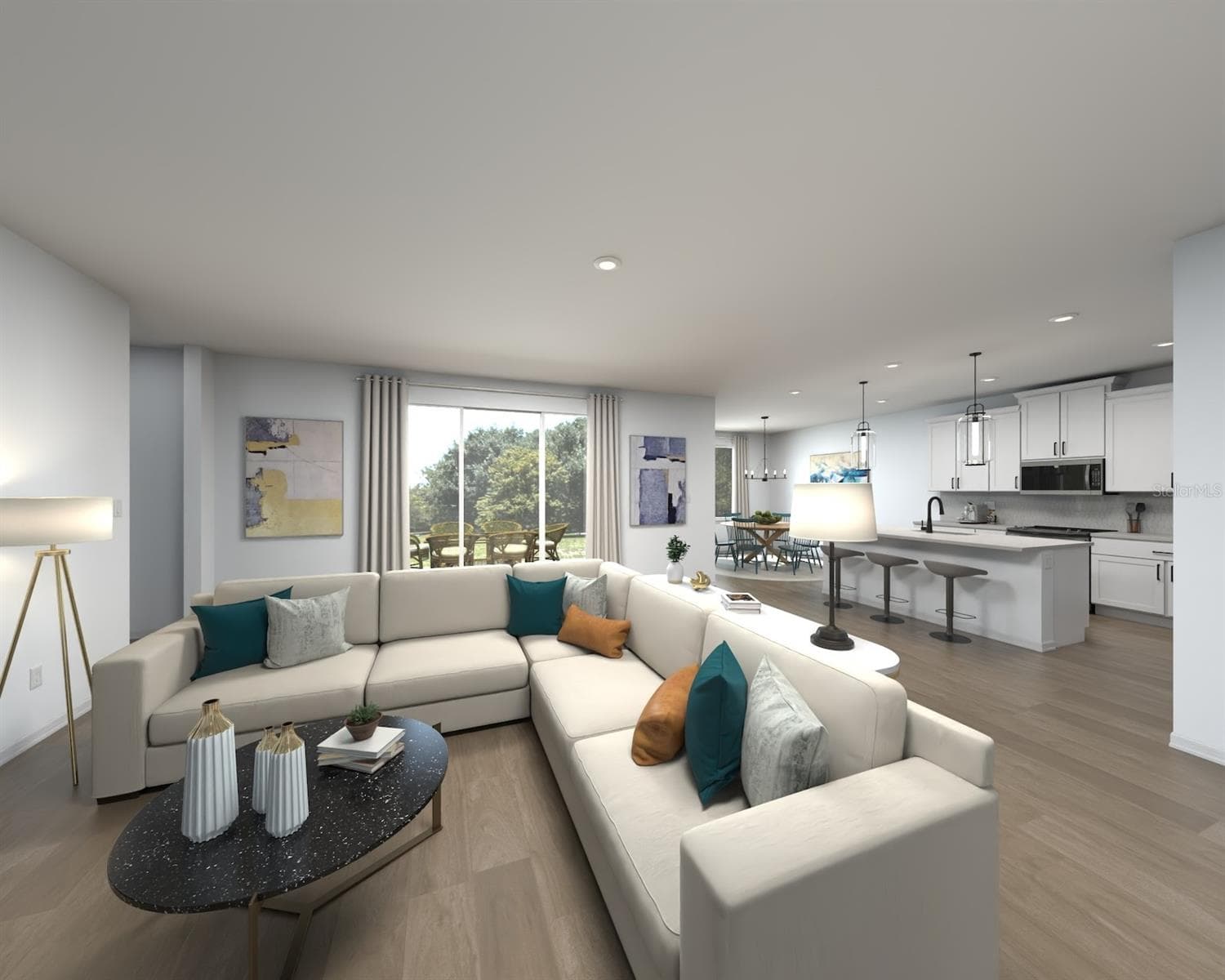 Photo is not of the actual home, but is an inspirational photo of builder’s model home and may depict options, furnishings, and/or decorator features that are not included. - 13691 UMBER FOREST ST, HUDSON
