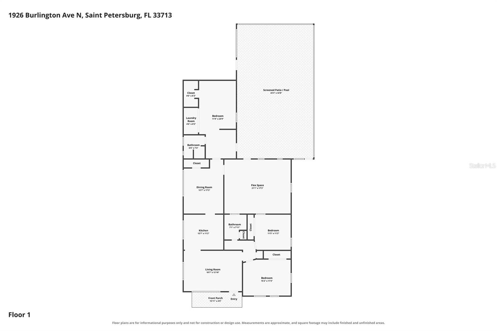 Single Family Residence at 1926 BURLINGTON AVE N, ST PETERSBURG, photo 51 of 51