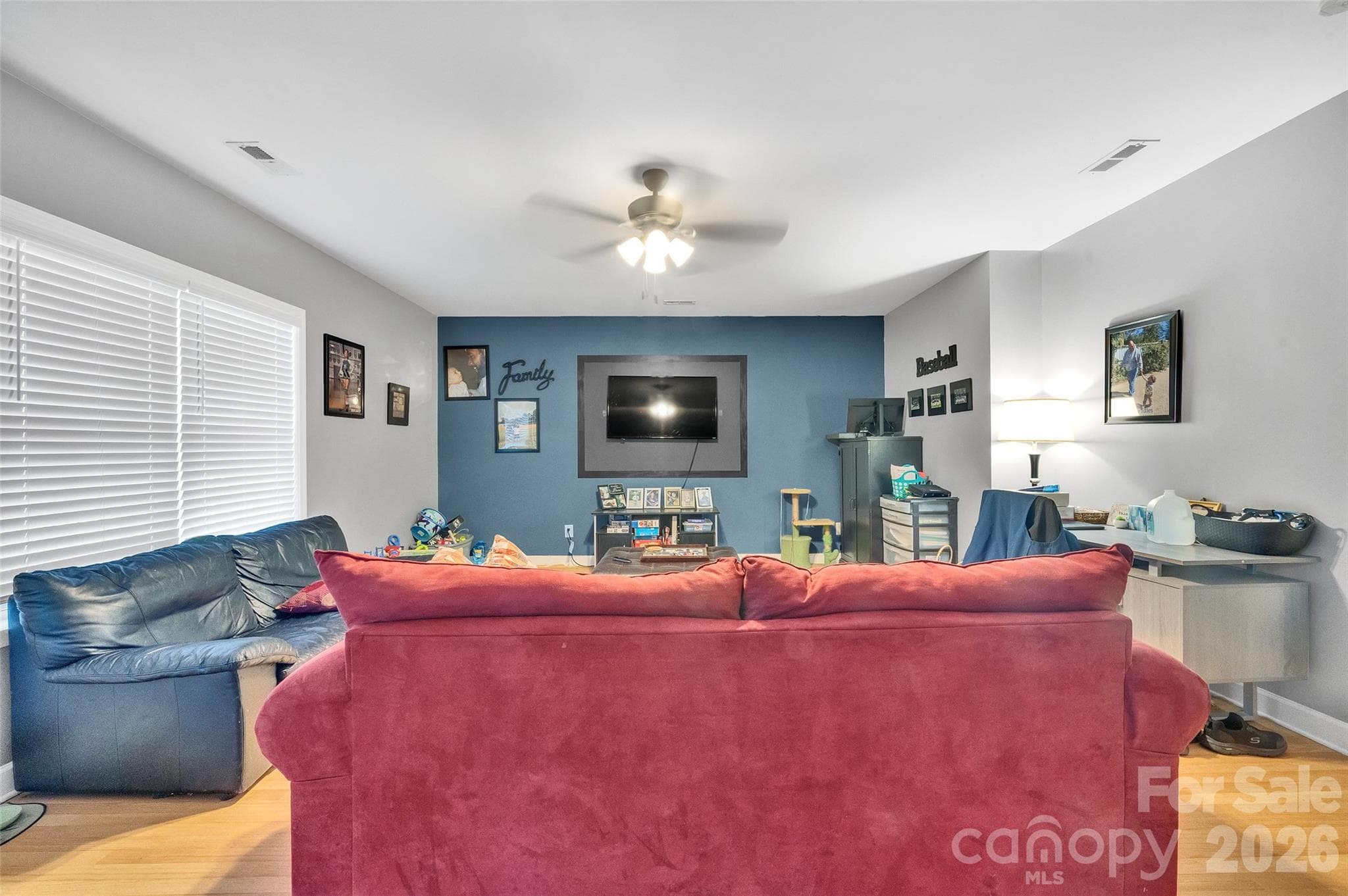 Lower Level Family Room - 392 Lone Tree Lane, Clover