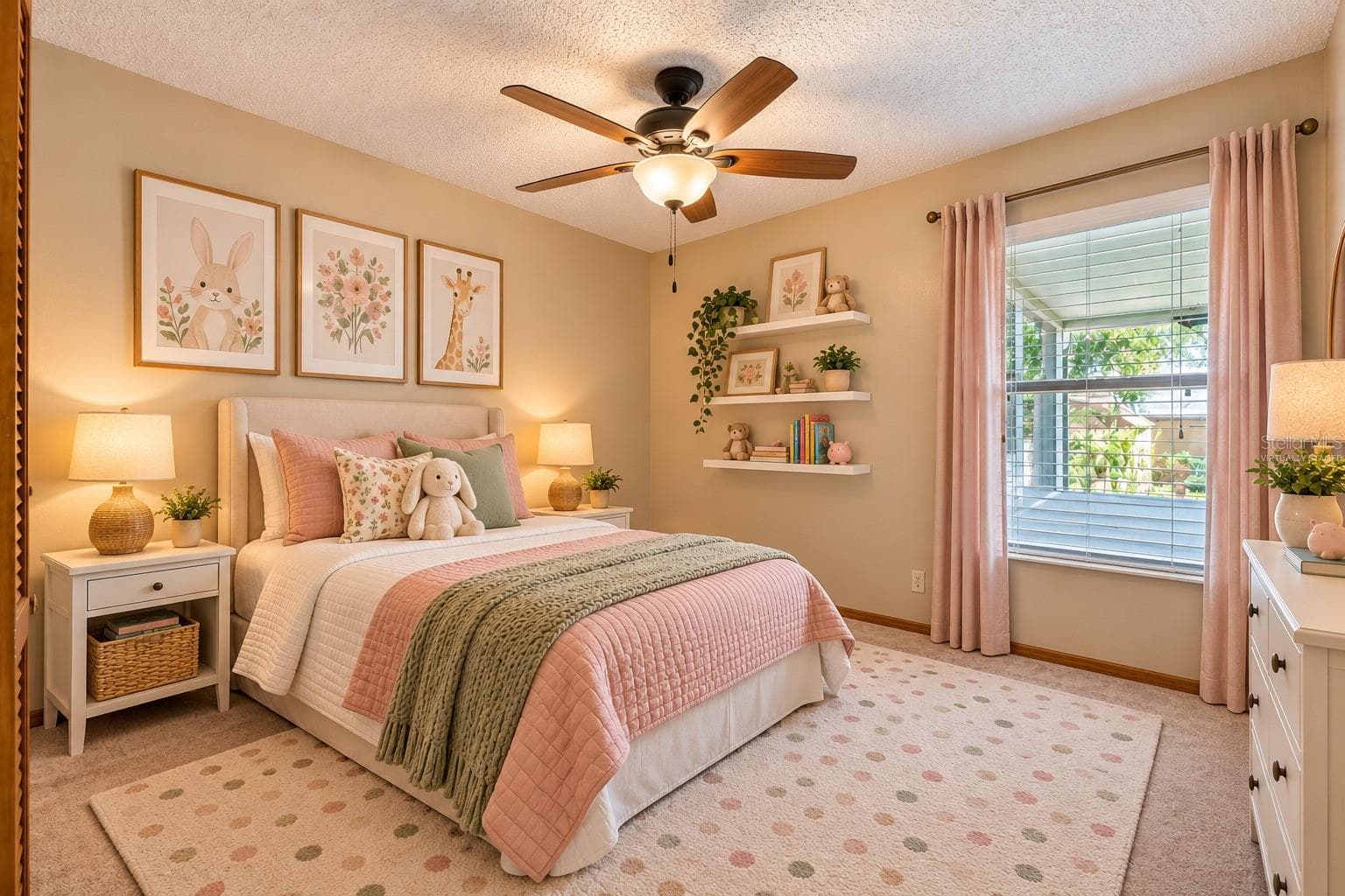 Virtually Staged Bedroom 3 - 288 RINGWOOD DR, WINTER SPRINGS