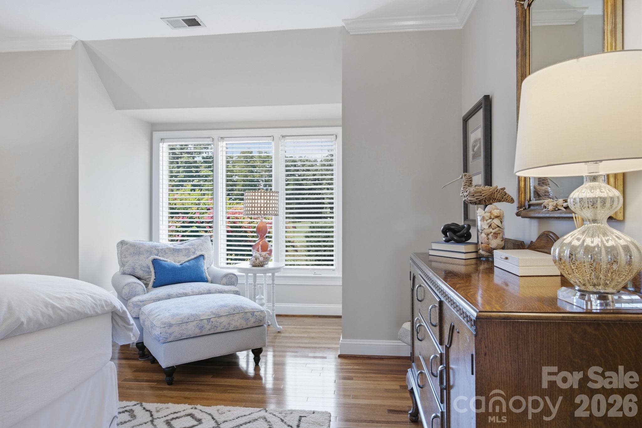 A cozy, sunlit bedroom retreat. - 18416 Peninsula Club Drive, Cornelius