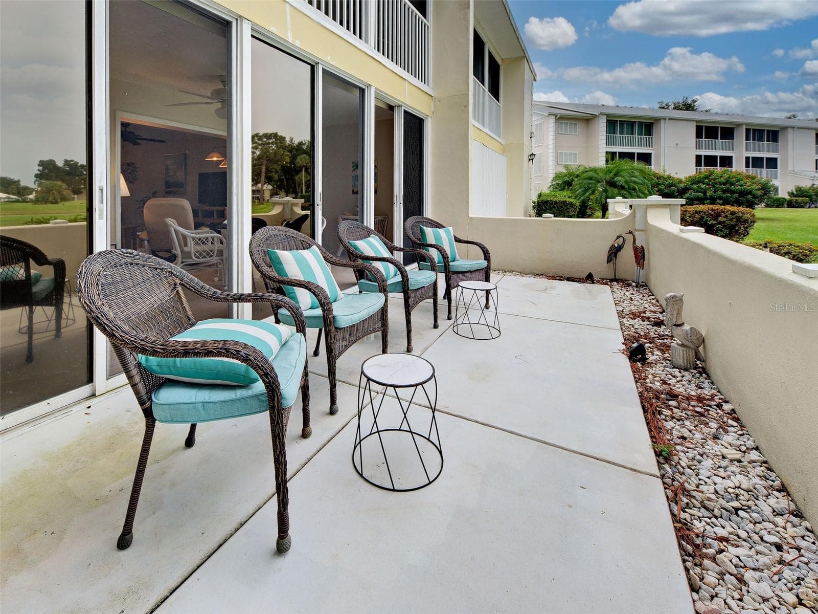 Patio with plenty of room to relax and enjoy the view - 435 CERROMAR LN #329, VENICE