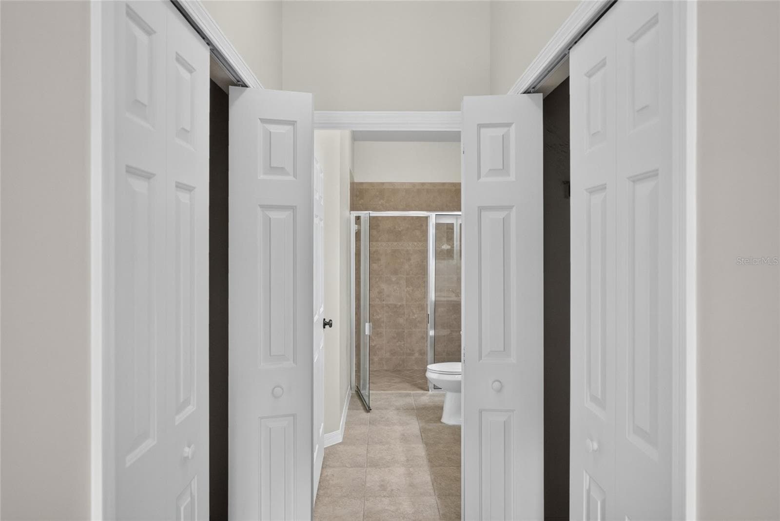 Dual closets in the primary suite - 3707 PARKRIDGE CIR #7-106, SARASOTA