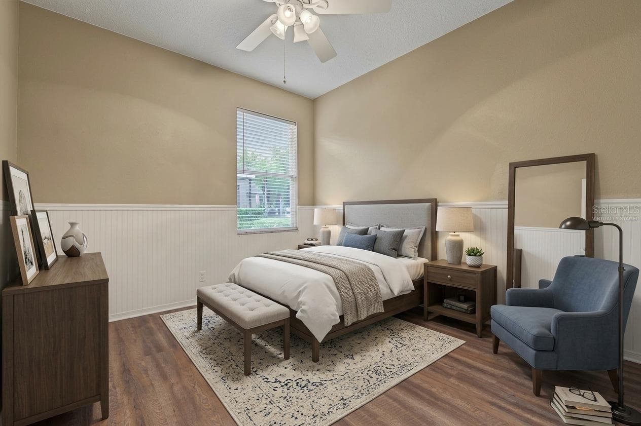Guest BedroomVirtually Staged - 8417 FENWICK AVE, TAMPA