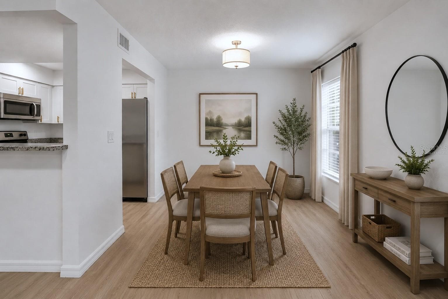 Virtually staged dining space - 468 W PAR ST #468, ORLANDO