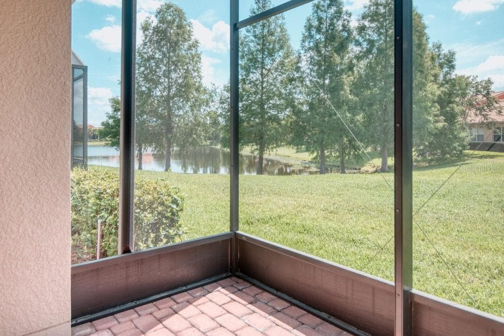 POND View from Screen Lanai - 3432 FALLBROOK DR, POINCIANA
