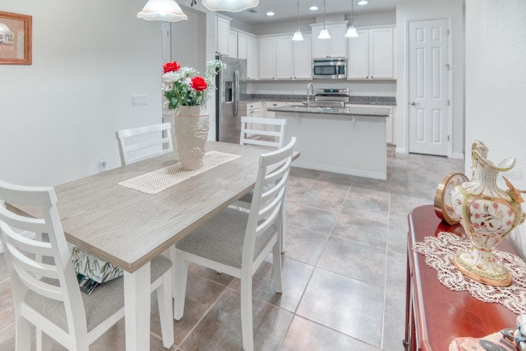 DINING to Kitchen View - 3432 FALLBROOK DR, POINCIANA