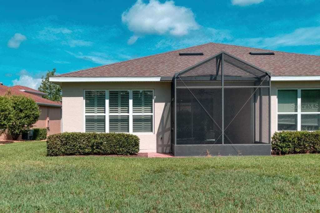 REAR View of Screened Lanai - 3432 FALLBROOK DR, POINCIANA