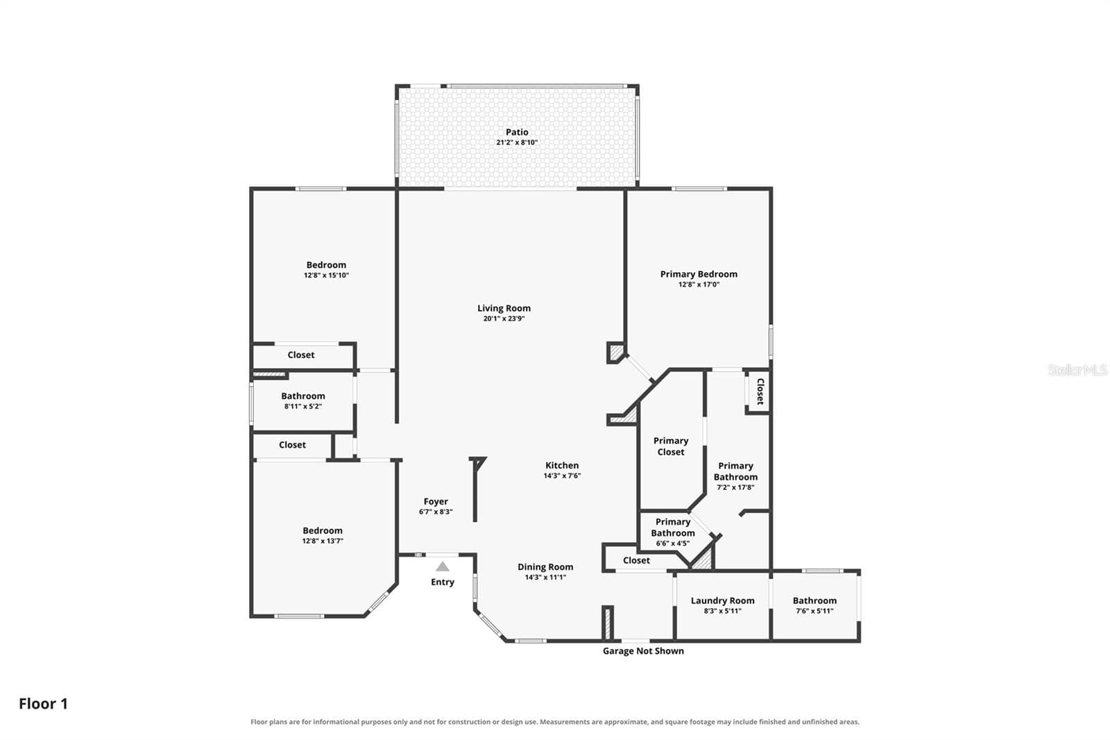 Floor plan - 4286 NORTH COURSE LN, AVON PARK