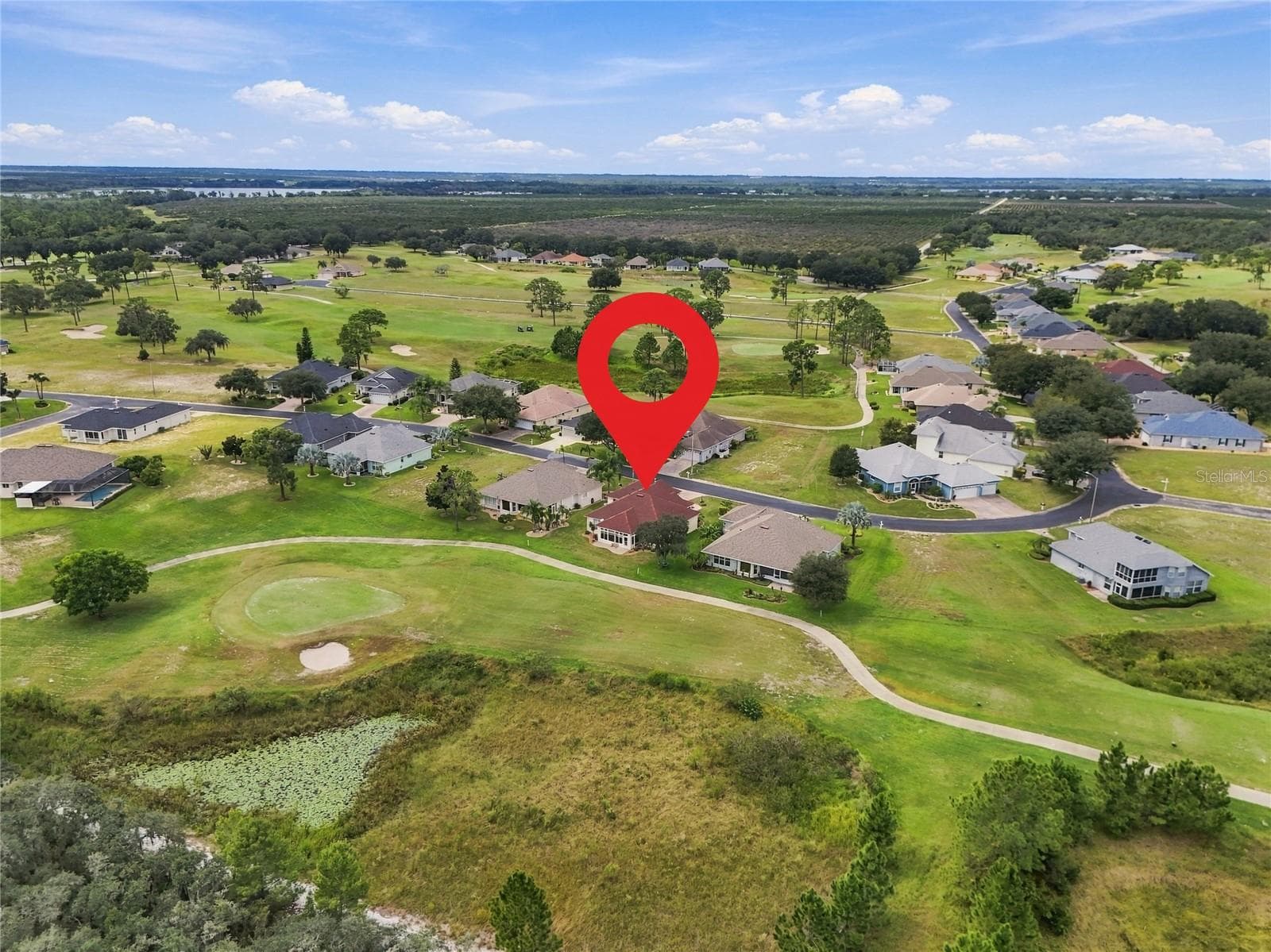 Aerial view of property - 4286 NORTH COURSE LN, AVON PARK