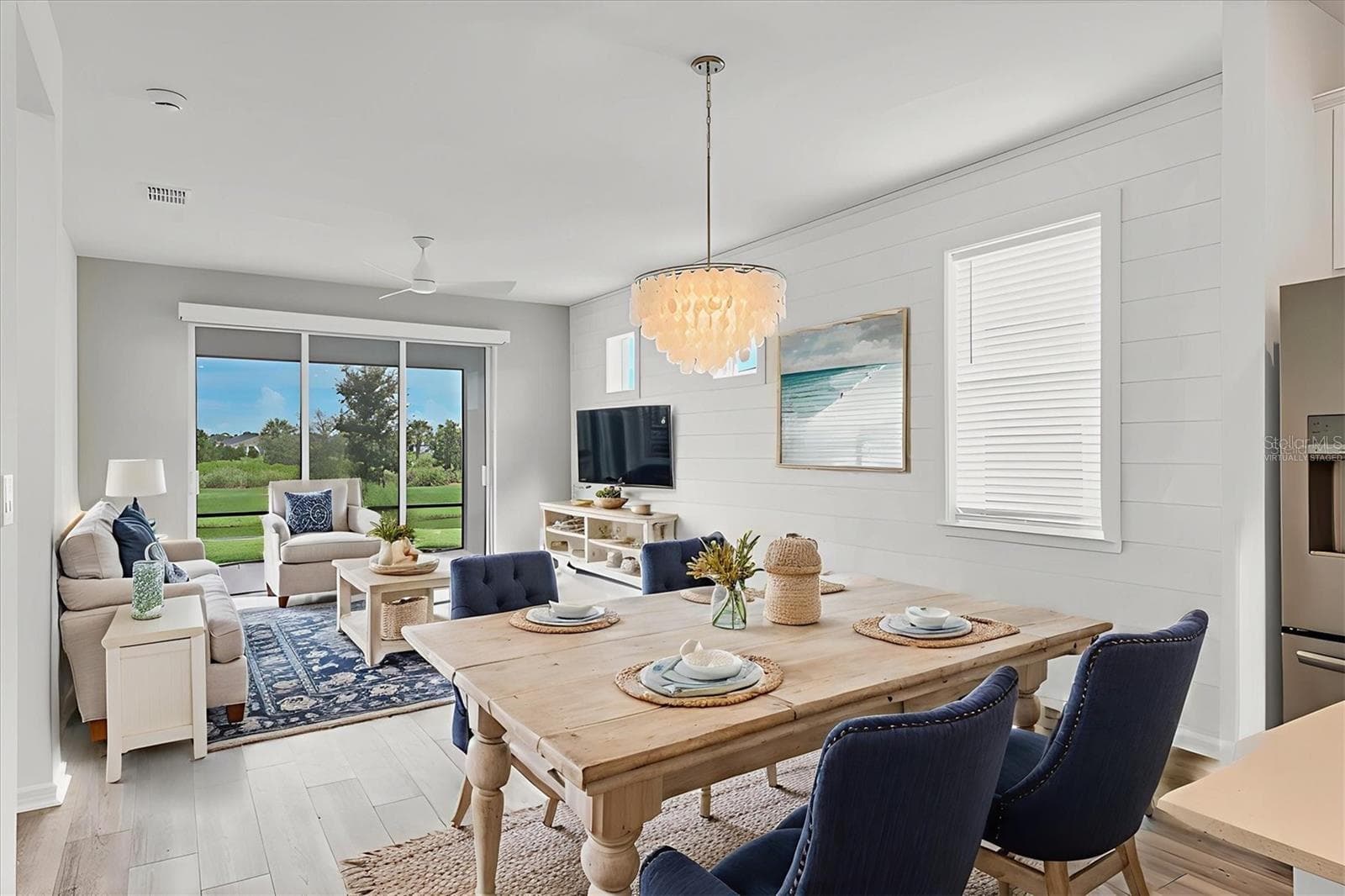 Virtually staged living and dining rooms. - 10434 SPRING TIDE WAY, PARRISH